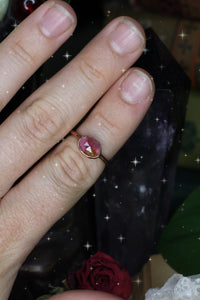 Pink Tourmaline Ring