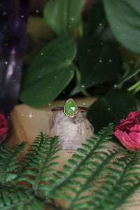 Grosular Garnet Ring