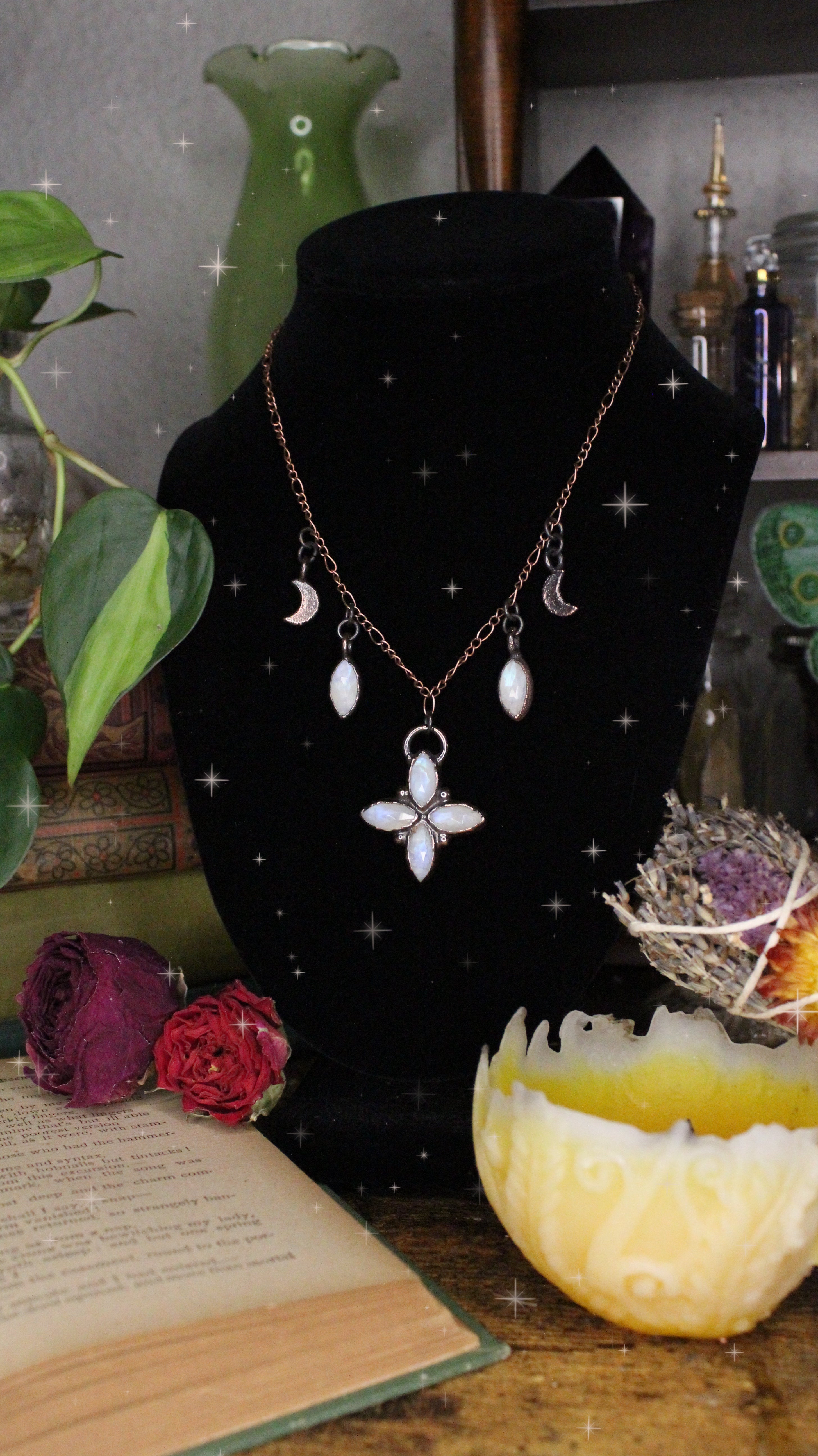 Ethereal Night Charm Necklace