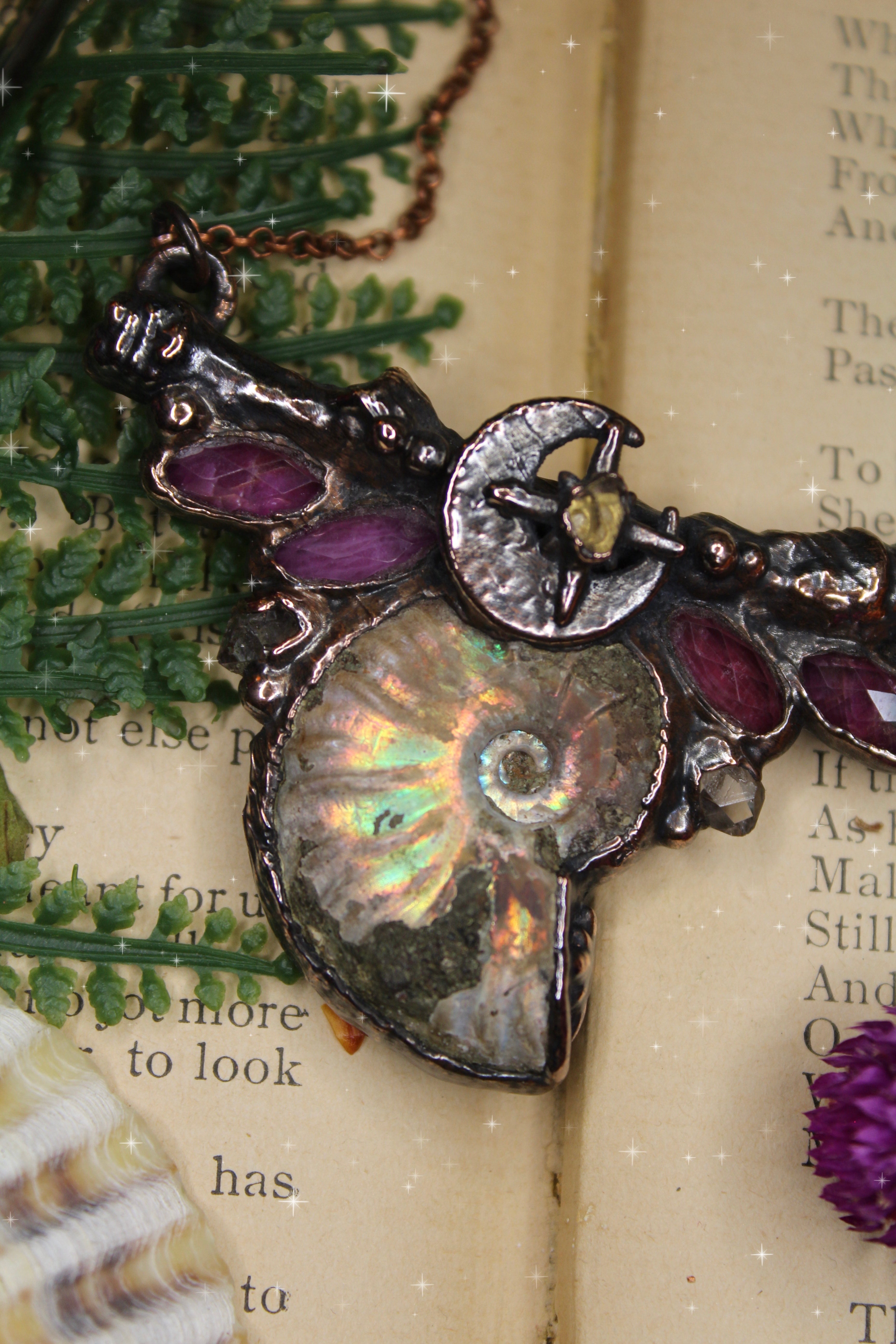 Celestial Ammonite Necklace II