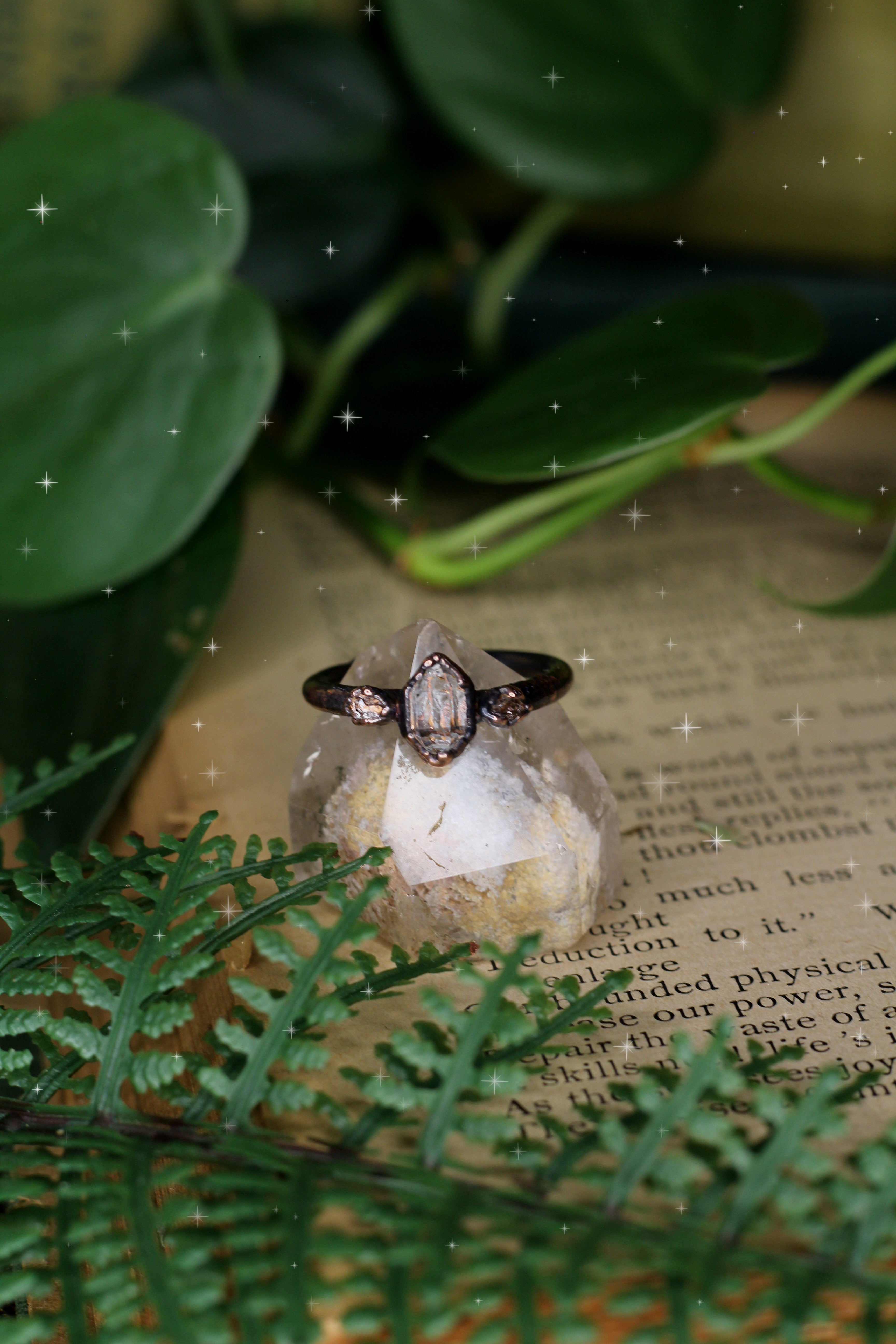 Herkimer Diamonds Ring I