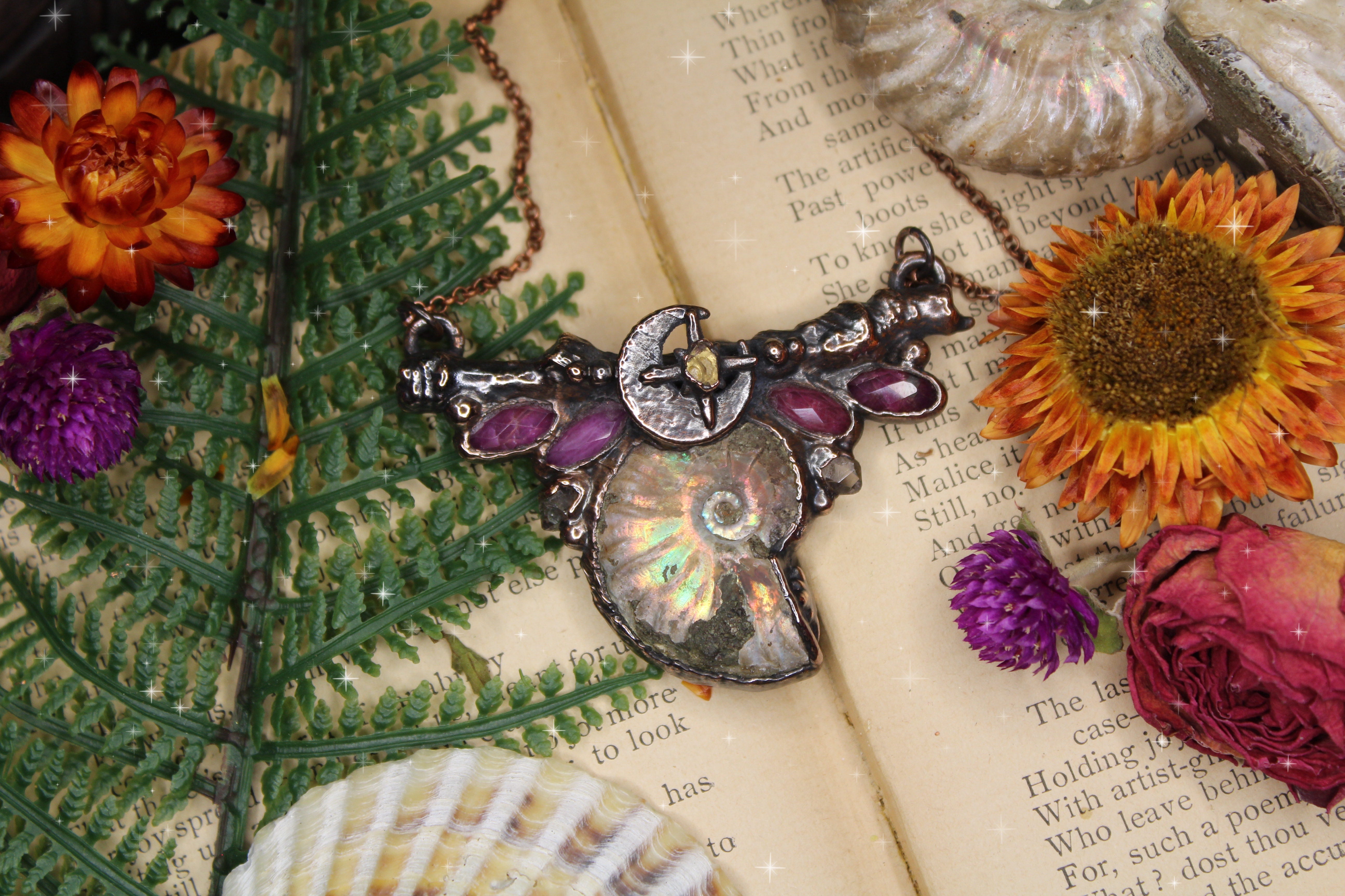 Celestial Ammonite Necklace II