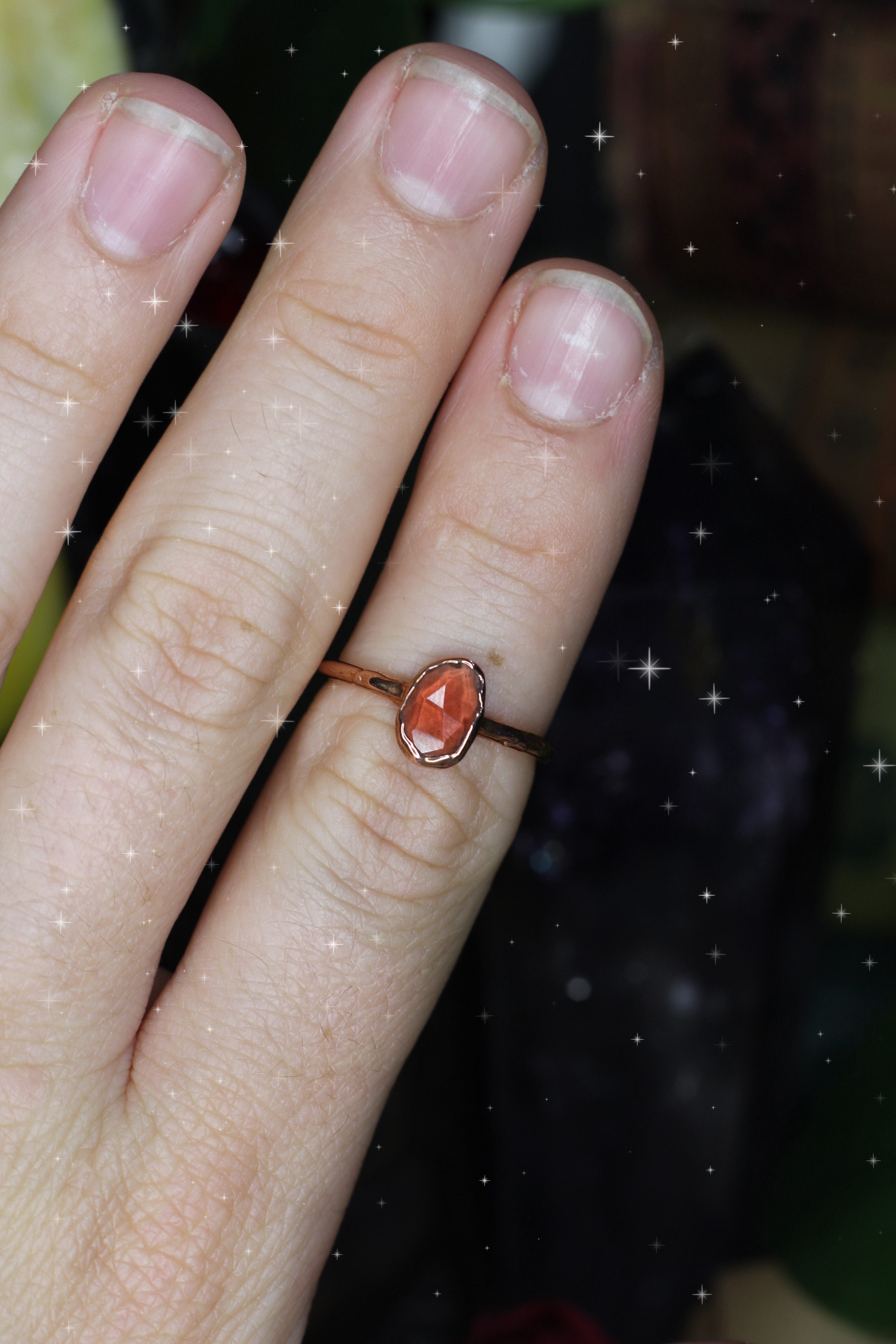 Rhodolite Garnet Ring
