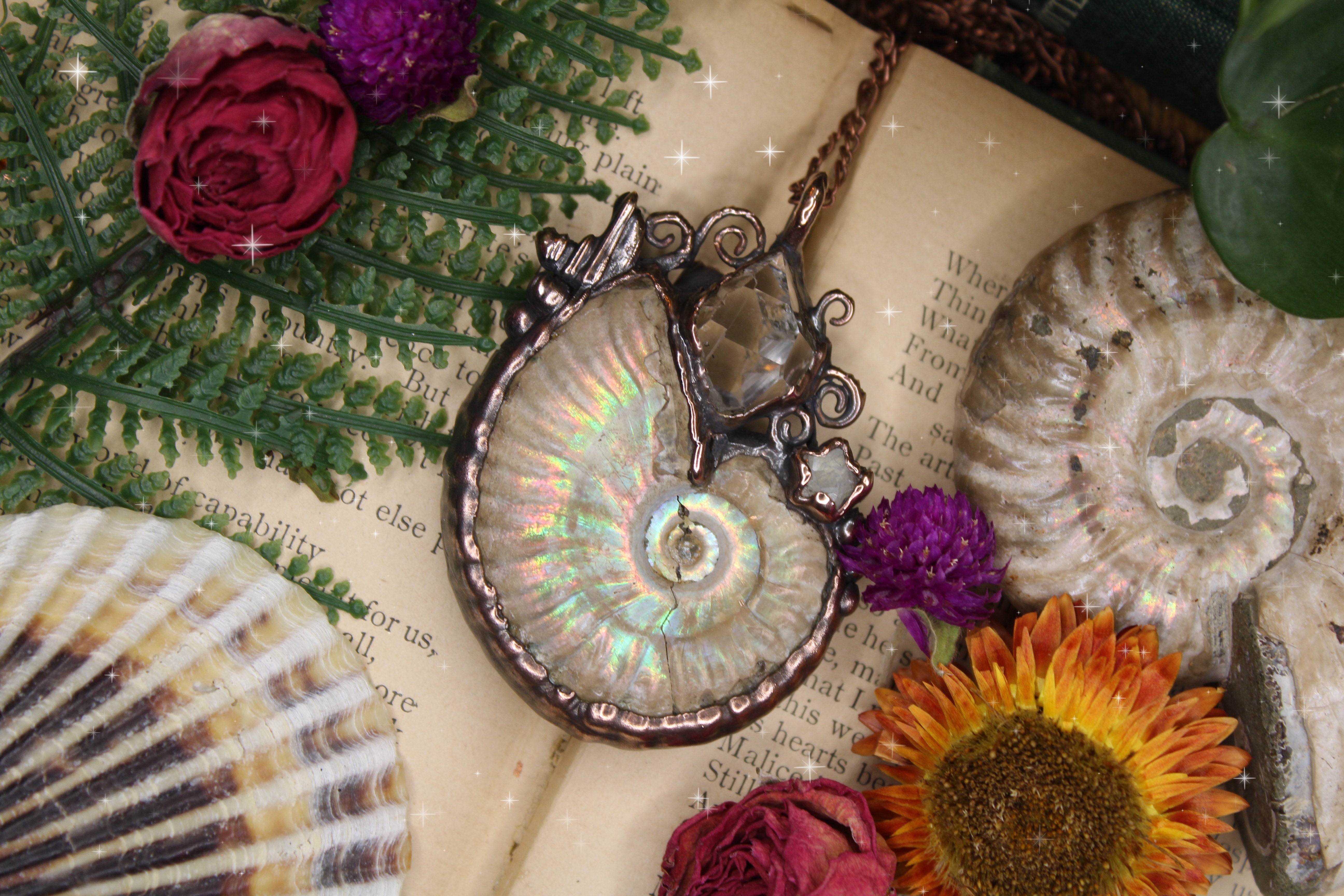 Celestial Ammonite Necklace