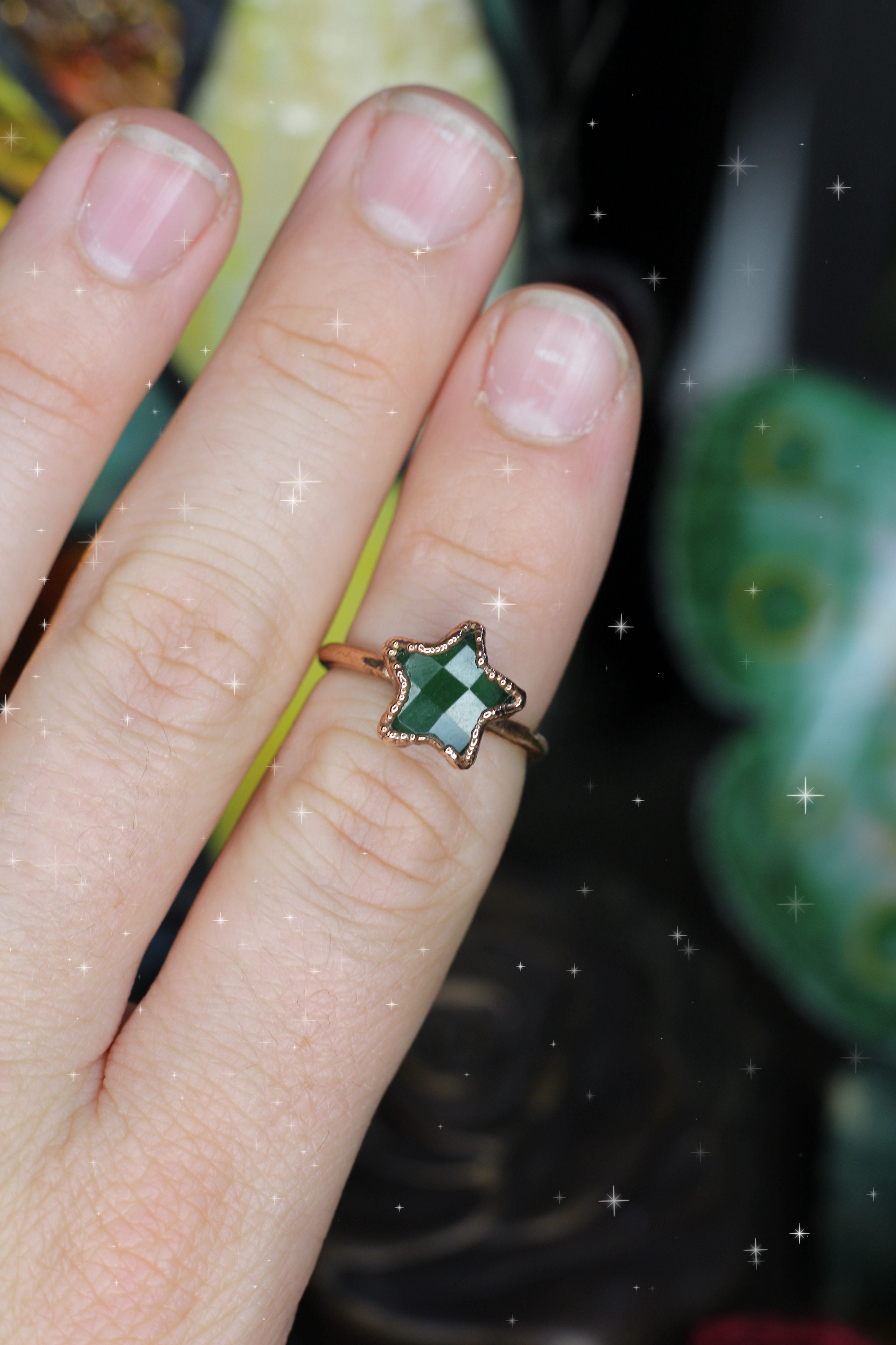 Serpentine Star Ring
