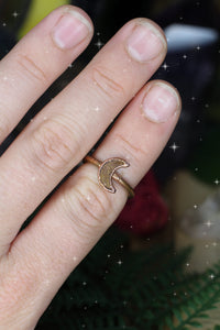 Crescent Moon Ring