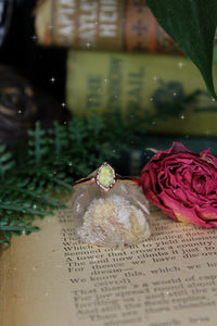Yellow Tourmaline Ring