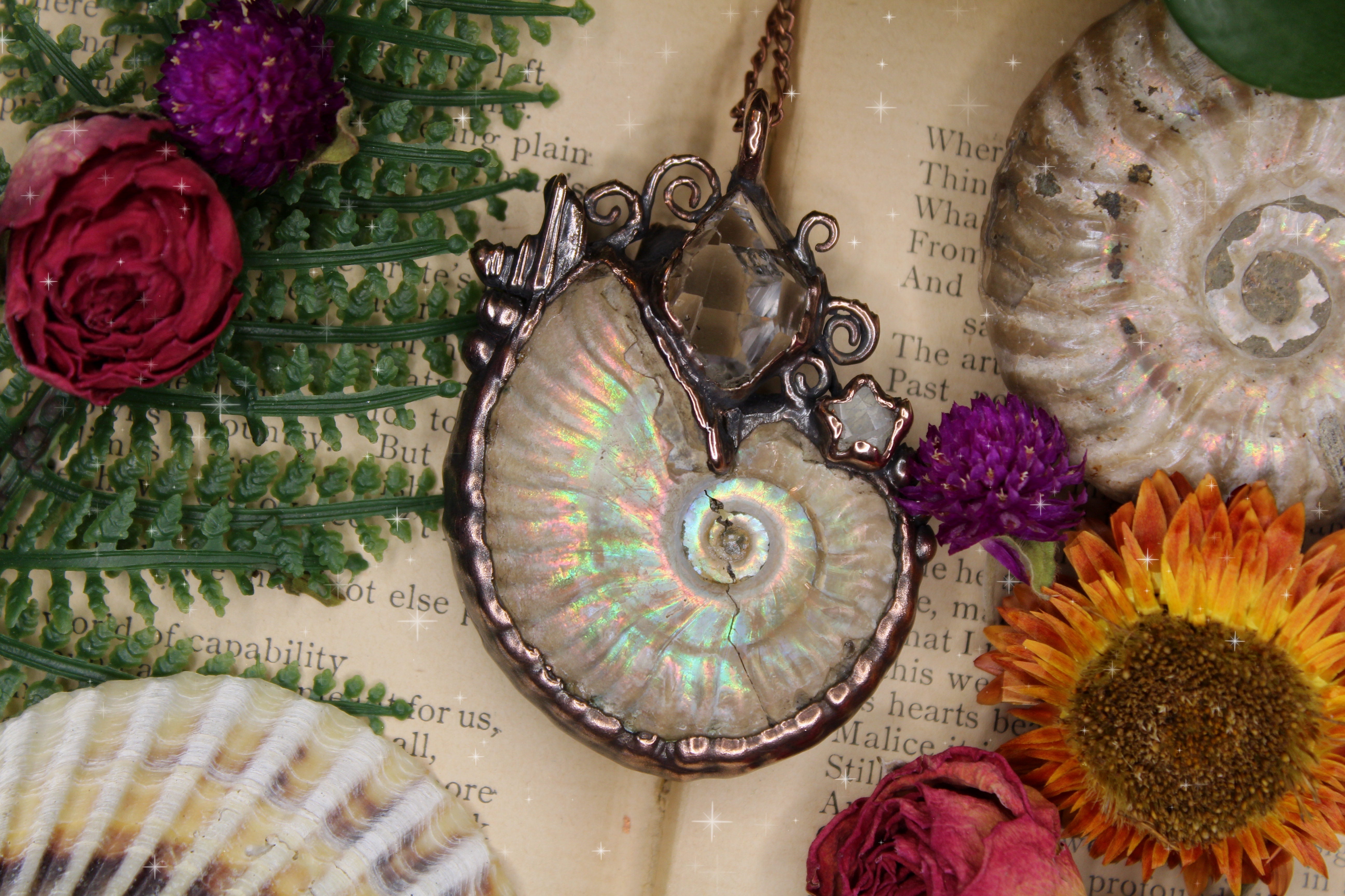 Celestial Ammonite Necklace