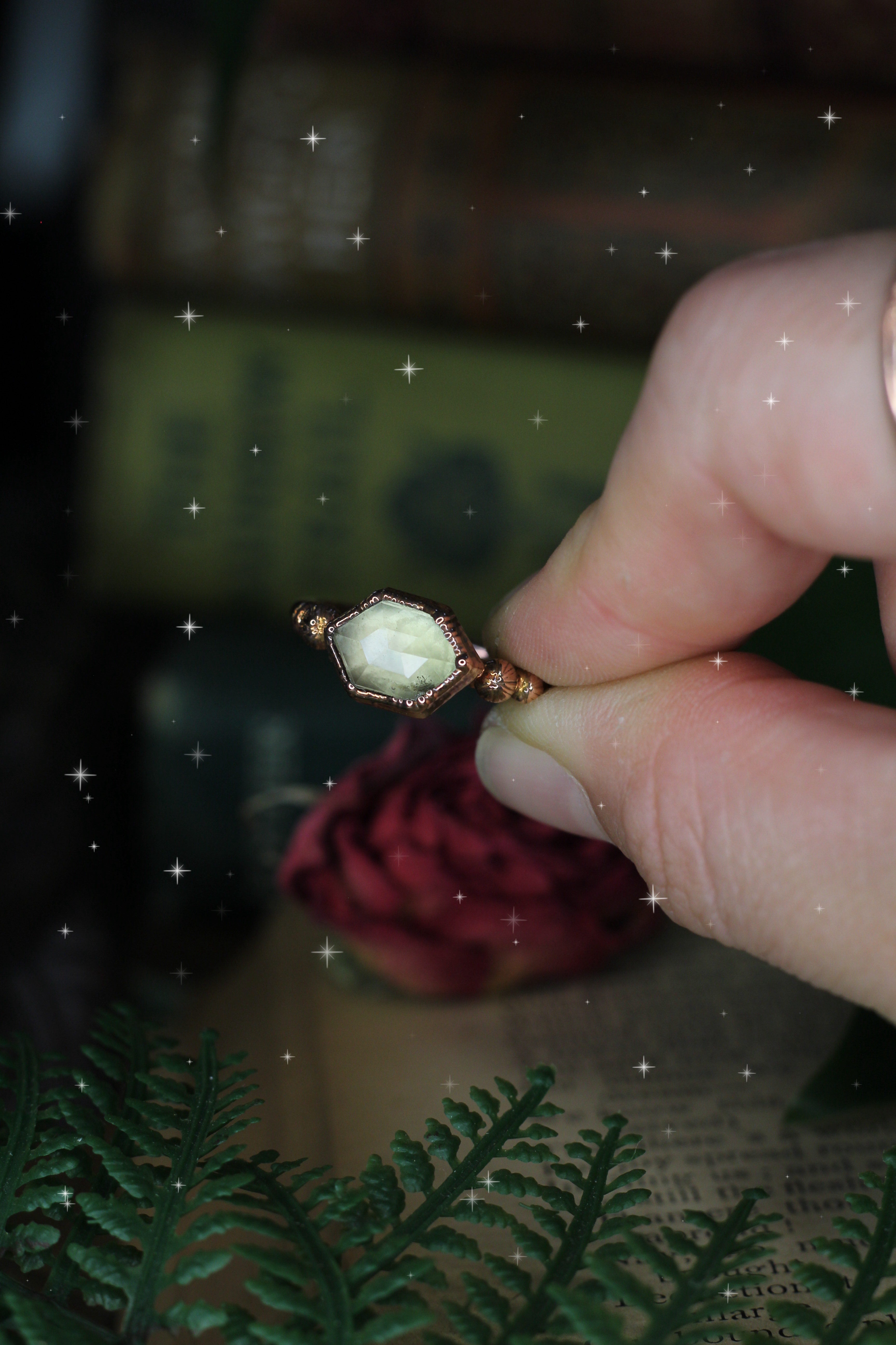 Faceted Citrine Ring