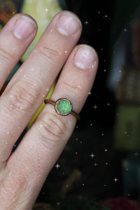 Grosular Garnet Ring