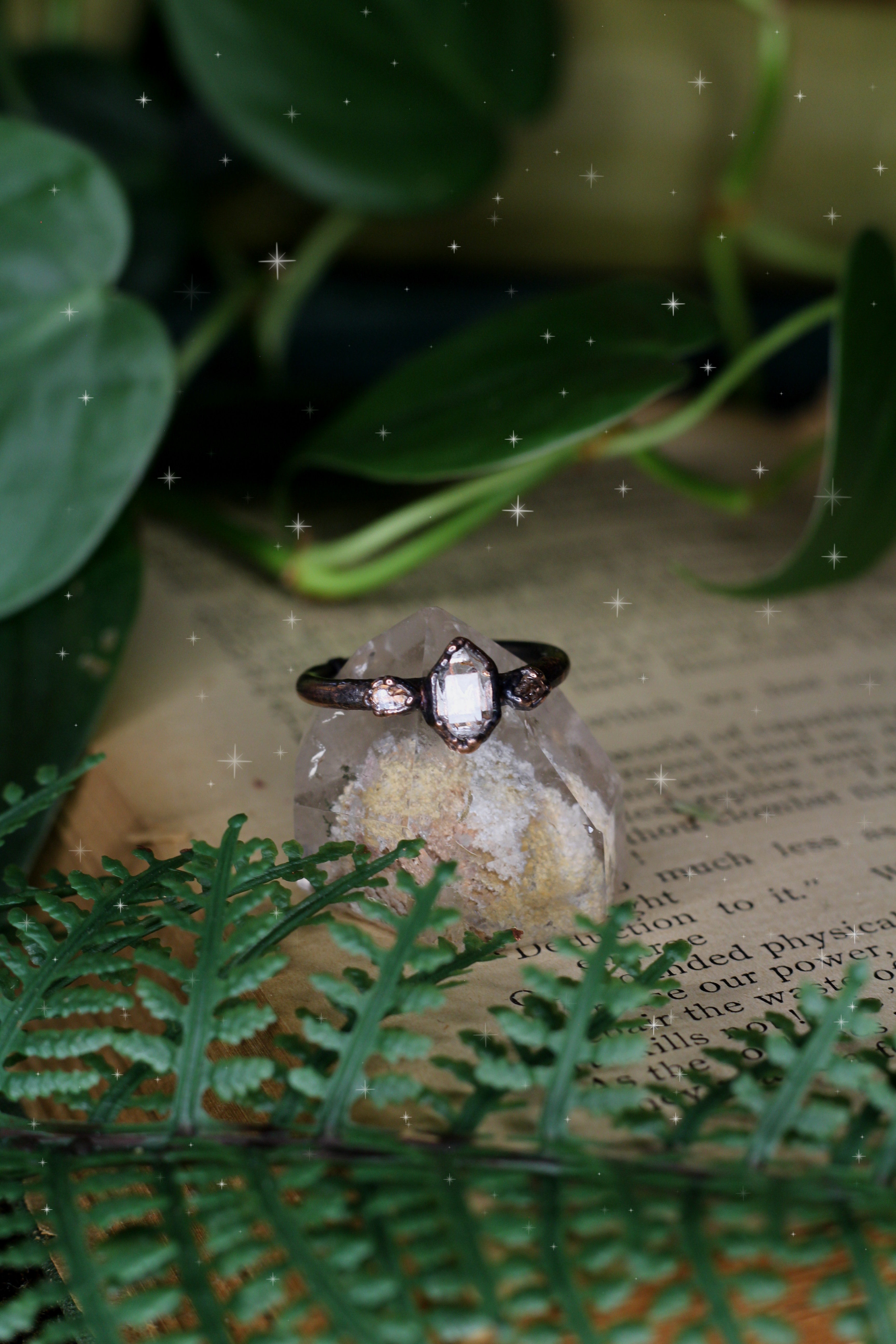 Herkimer Diamonds Ring I
