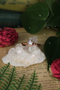 Moonstone Star Ring