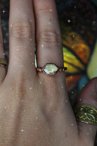 Faceted Citrine Ring