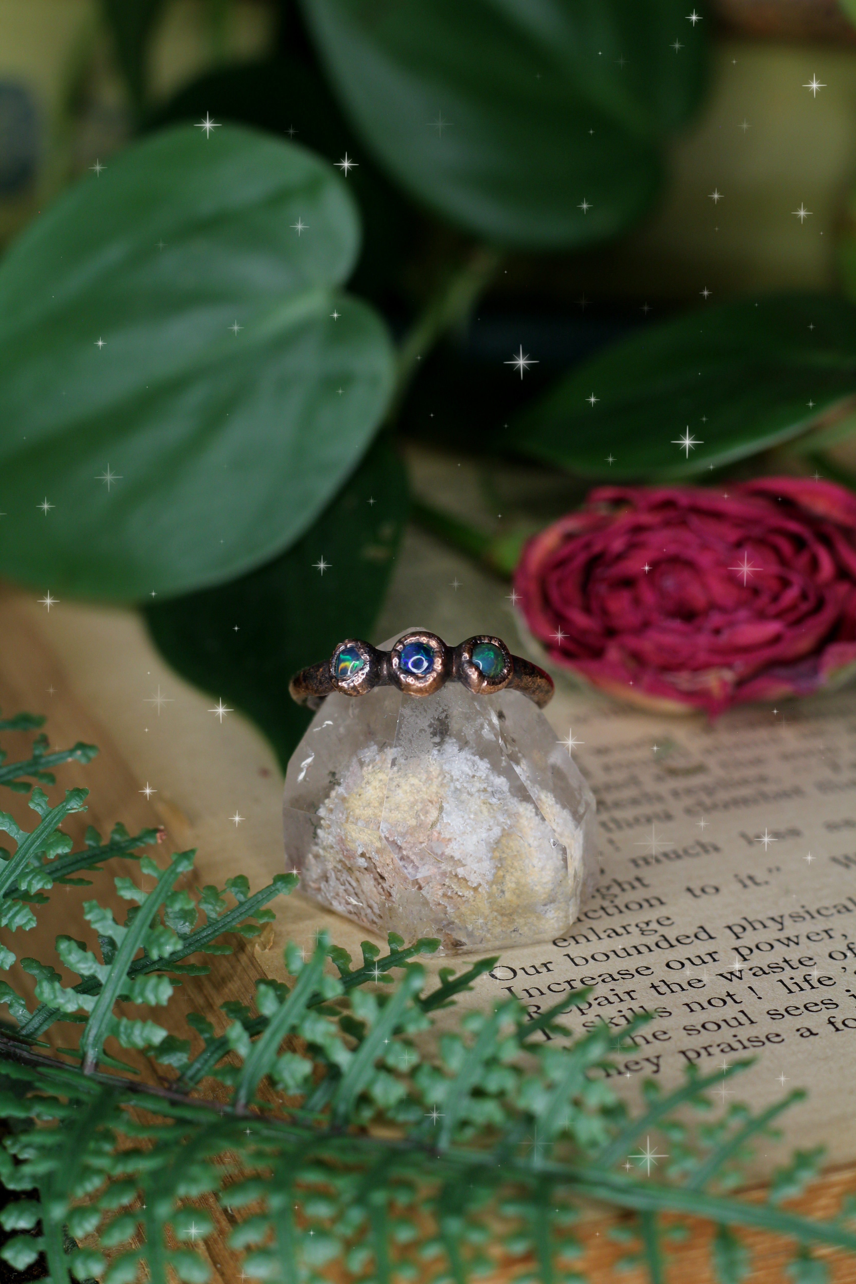 Black Opal Ring IV