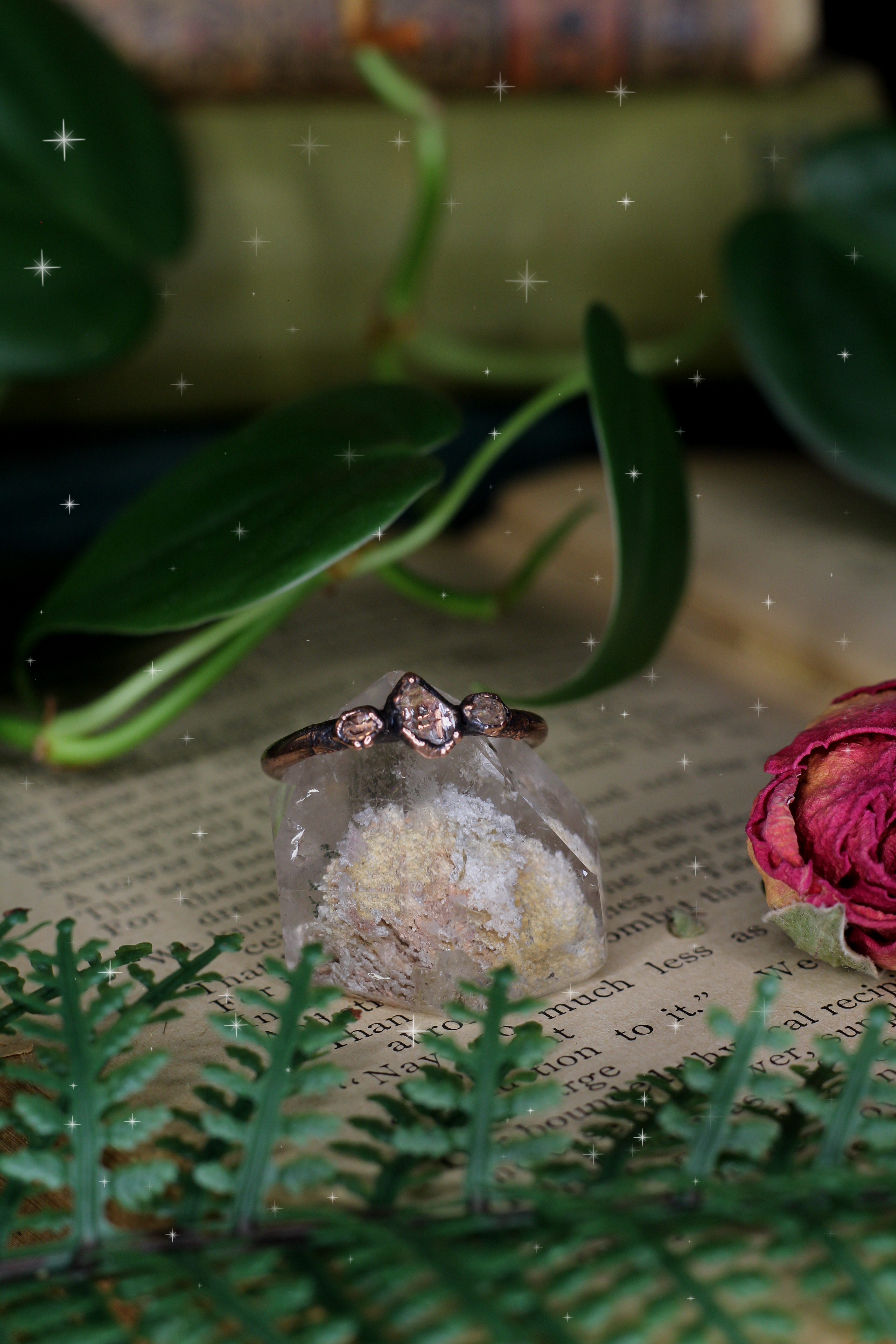 Herkimer Diamond Ring III