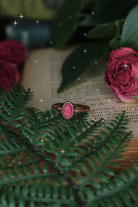 Rhodolite Garnet Ring